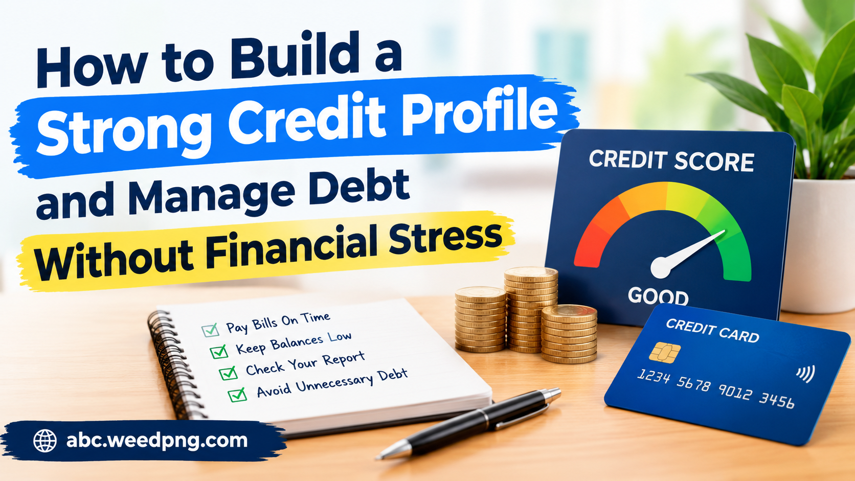 How to Build a Strong Credit Profile and Manage Debt Without Financial Stress